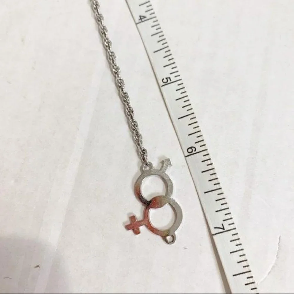 🌷SALE Speidel USA Vintage Silver Tone Male Female Charm